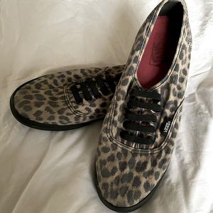 Cute leopard print slip on vans